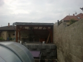 Počaply stavba pergoly 011